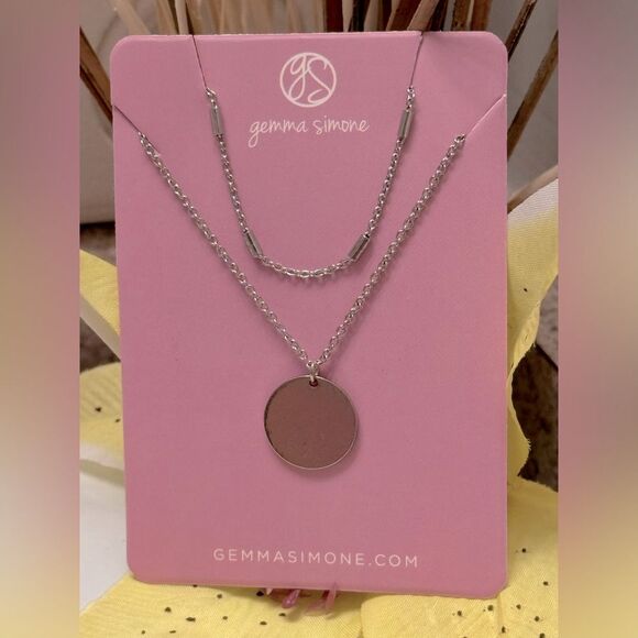 New with tags! Gemma Simone “Presley Two Necklace Layering Set!” - Picture 5 of 11